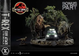 T-Rex Cliff Attack Bonus Version The Lost World Jurassic Park 1/15 Scale Statue by Prime 1 Studio