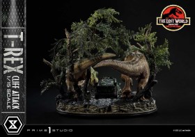 T-Rex Cliff Attack Bonus Version The Lost World Jurassic Park 1/15 Scale Statue by Prime 1 Studio