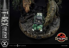 T-Rex Cliff Attack Bonus Version The Lost World Jurassic Park 1/15 Scale Statue by Prime 1 Studio