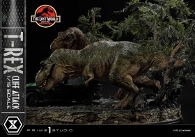 T-Rex Cliff Attack Bonus Version The Lost World Jurassic Park 1/15 Scale Statue by Prime 1 Studio