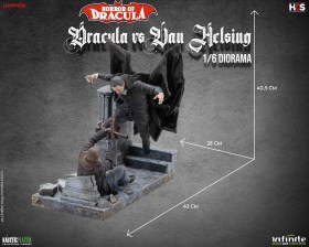 Dracula Vs Van Helsing Horror Of Dracula 1/6 Diorama by Infinite Statue