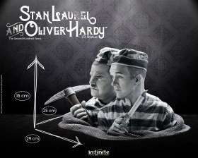 Stan Laurel & Oliver Hardy 1/3 Statue by Infinite Statue