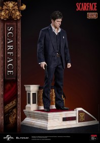 Tony Montana Rooted Hair Version Scarface 1/4 Scale Statue by Blitzway