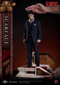 Tony Montana Rooted Hair Version Scarface 1/4 Scale Statue by Blitzway