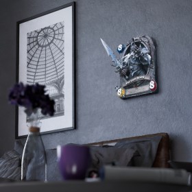 The Lich King Hearthstone Art Statue Frame by Blizzard