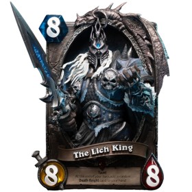 The Lich King Hearthstone Art Statue Frame by Blizzard