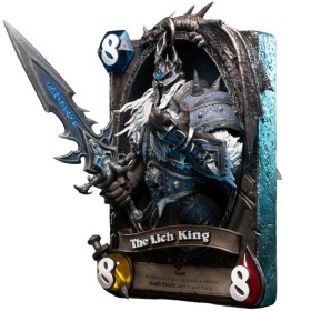 The Lich King Hearthstone Art Statue Frame by Blizzard