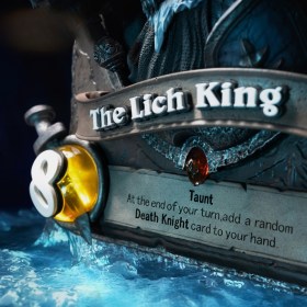 The Lich King Hearthstone Art Statue Frame by Blizzard