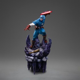 Captain America Marvel Deluxe BDS Art 1/10 Scale Statue by Iron Studios