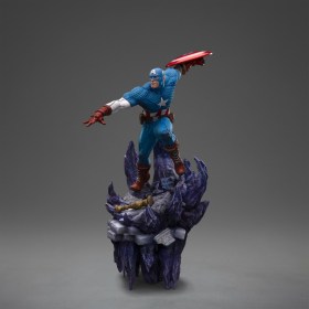 Captain America Marvel Deluxe BDS Art 1/10 Scale Statue by Iron Studios