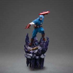 Captain America Marvel Deluxe BDS Art 1/10 Scale Statue by Iron Studios