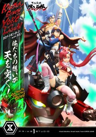 Kamina, Simon & Yoko with Lagann Gurren Lagann 1/4 Statue by Prime 1 Studio