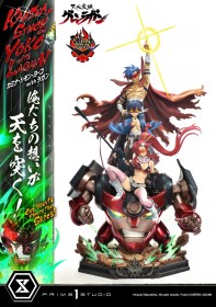 Kamina, Simon & Yoko with Lagann Deluxe Gurren Lagann 1/4 Statue by Prime 1 Studio