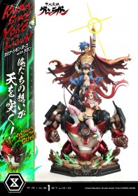 Kamina, Simon & Yoko with Lagann Gurren Lagann 1/4 Statue by Prime 1 Studio
