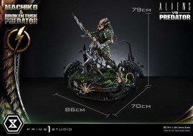 Machiko & Broken Tusk Predator Aliens vs. Predator (Comic) 1/4 Statue by Prime 1 Studio