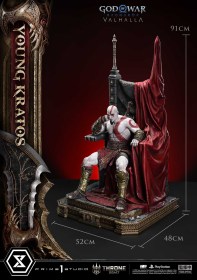 Young Thyself Kratos Bonus Version God of War Ragnarok 1/3 Statue by Prime 1 Studio