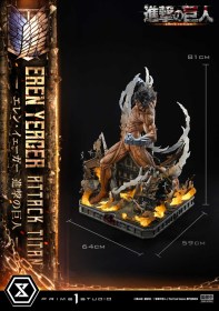 Eren Yeager Attack Titan Bonus Version Attack on Titan (TV animation) Statue by Prime 1 Studio