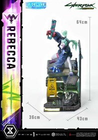 Rebecca Deluxe Version Cyberpunk Edgerunners 1/4 Statue by Prime 1 Studio