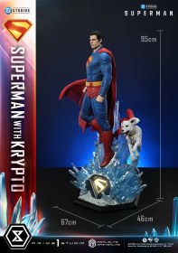Superman with Krypto Superman (2025) 1/3 Statue by Prime 1 Studio