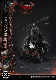 Batman The Berserker Rage Mode DX Bonus Version DC Comics 1/4 Statue by Prime 1 Studio