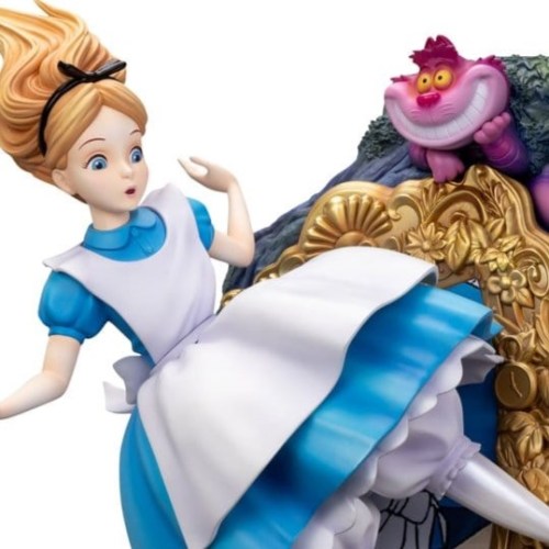 Alice & The Cheshire Cat Alice in Wonderland Master Craft Statue by Beast Kingdom Toys