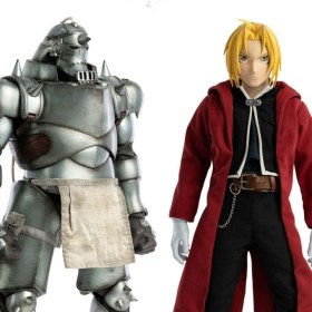 Alphonse & Edward Elric Twin Pack Fullmetal Alchemist: Brotherhood 1/6 Action Figures by ThreeZero