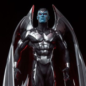 Archangel (X-Force Variant) X-Men Marvel Premium Format Statue by Sideshow Collectibles