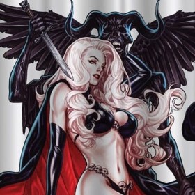 Blasphemy Anthem Lady Death Art Print unframed by Sideshow Collectibles