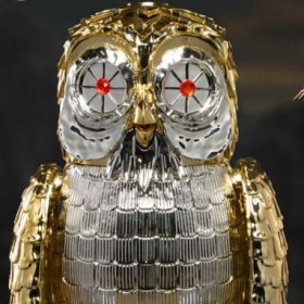 Bubo Chrome Ver. Ray Harryhausen's Bubo the Mechanical Owl Soft Vinyl Statue by Star Ace Toys