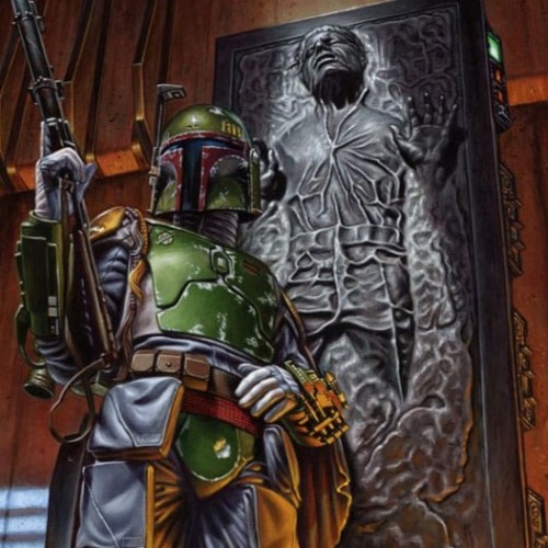 Boba Fett The Bounty Star Wars Art Print unframed by Sideshow Collectibles