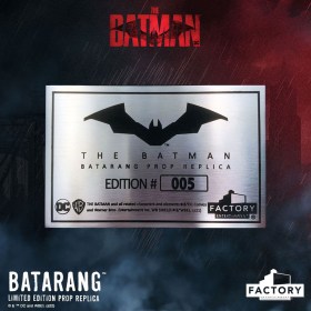 Batarang Limited Edition The Batman Prop Replica by Factory Entertainment