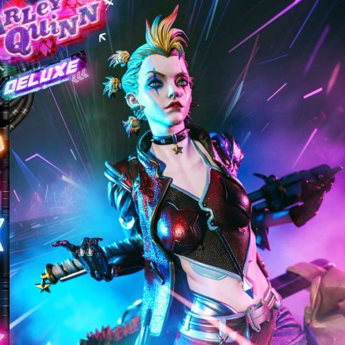 Cyberpunk Harley Quinn Deluxe Batman Ultimate Premium Masterline Series 1/4 Statue by Prime 1 Studio