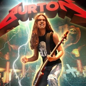 Cliff Burton II Metallica Rock Iconz Statue by Knucklebonz