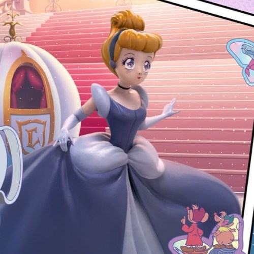 Cinderella Disney Anime Princess PVC Statue by Iron Studios