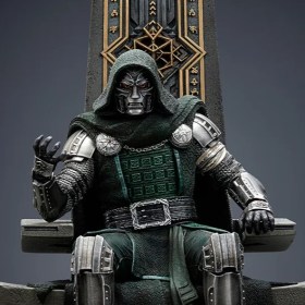 Doctor Doom on Throne Avengers Doomsday Art 1/10 Scale Statue by Iron Studios