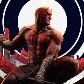 Daredevil Unleashed Marvel Deluxe Art 1/10 Scale Statue by Iron Studios