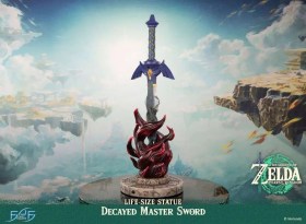 Decayed Master Sword The Legend of Zelda Tears of the Kingdom 1/1 Life Size Statue by First 4 Figures