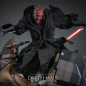 Darth Maul with Sith Speeder Star Wars 1/6 Action Figure by Hot Toys