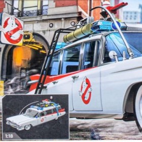 Ecto-1 (1984) Ghostbusters Plasma Series 1/18 Vehicle by Hasbro