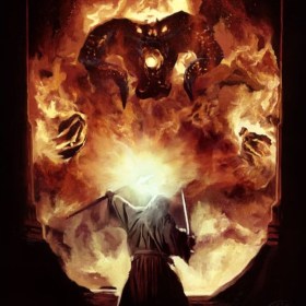 The Flame of Anor Lord of the Rings Art Print unframed by Sideshow Collectibles