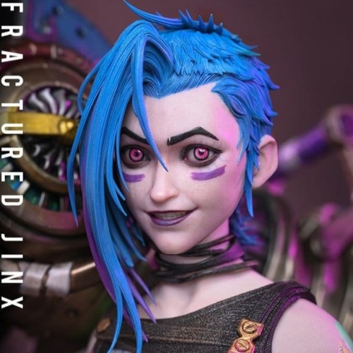 Fractured Jinx Arcane 1/6 Action Figure by Hot Toys