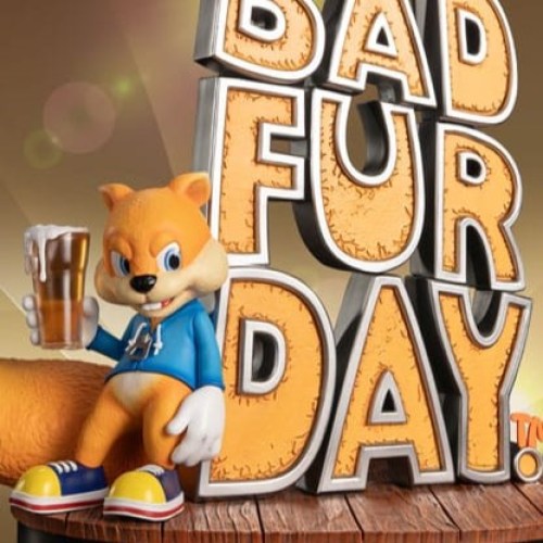 Game Cover Conker´s Bad Fur Day Statue by First 4 Figures
