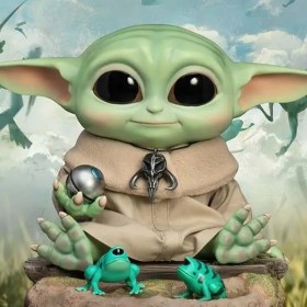Grogu Egg Attack Star Wars Mandalorian Statue by Beast Kingdom Toys