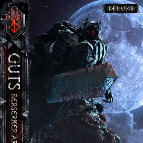 Guts, Berserker Armor Grunbeld vs. Guts Deluxe Berserk 1/4 Statue by Prime 1 Studio