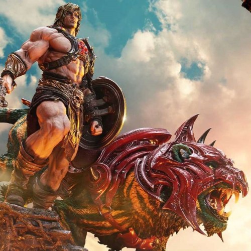 He-Man & Battle Cat Masters of the Universe 1/4 Statue by Prime 1 Studio
