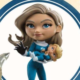 Invisible Woman and Franklin Fantastic Four Mini Co. PVC Figure by Iron Studios