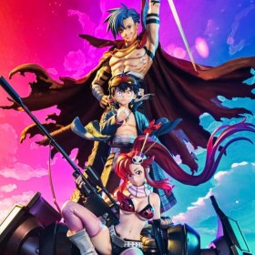 Kamina, Simon & Yoko with Lagann Deluxe Bonus Gurren Lagann 1/4 Statue by Prime 1 Studio