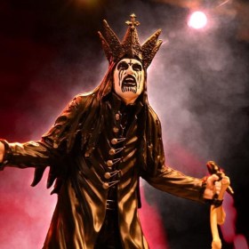 King Diamond III (Black Version) Mercyful Fate Rock Iconz Statue by Knucklebonz