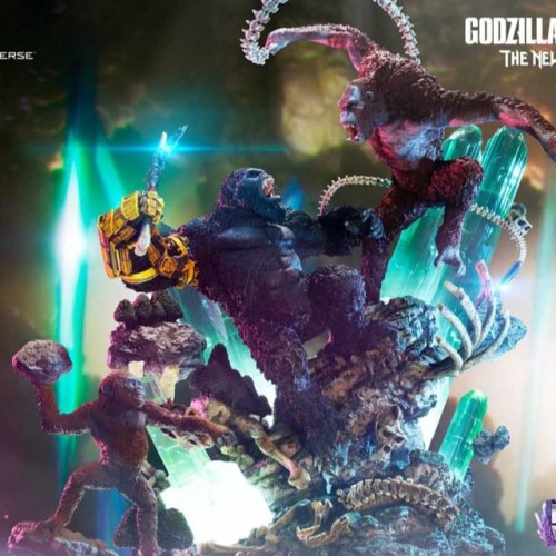 Kong vs Skar King Bonus Version Godzilla x Kong The New Empire Statue by Prime 1 Studio