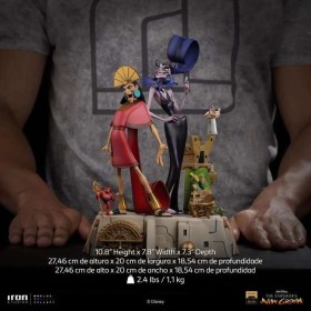 Kuzko & Yzma The Emperor's New Groove Deluxe Art 1/10 Scale Statue by Iron Studios